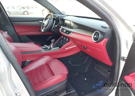 2018 Alfa Romeo Stelvio Ti Sport Awd из США, поврежденный, VIN ZASFAKNN4J7B90019